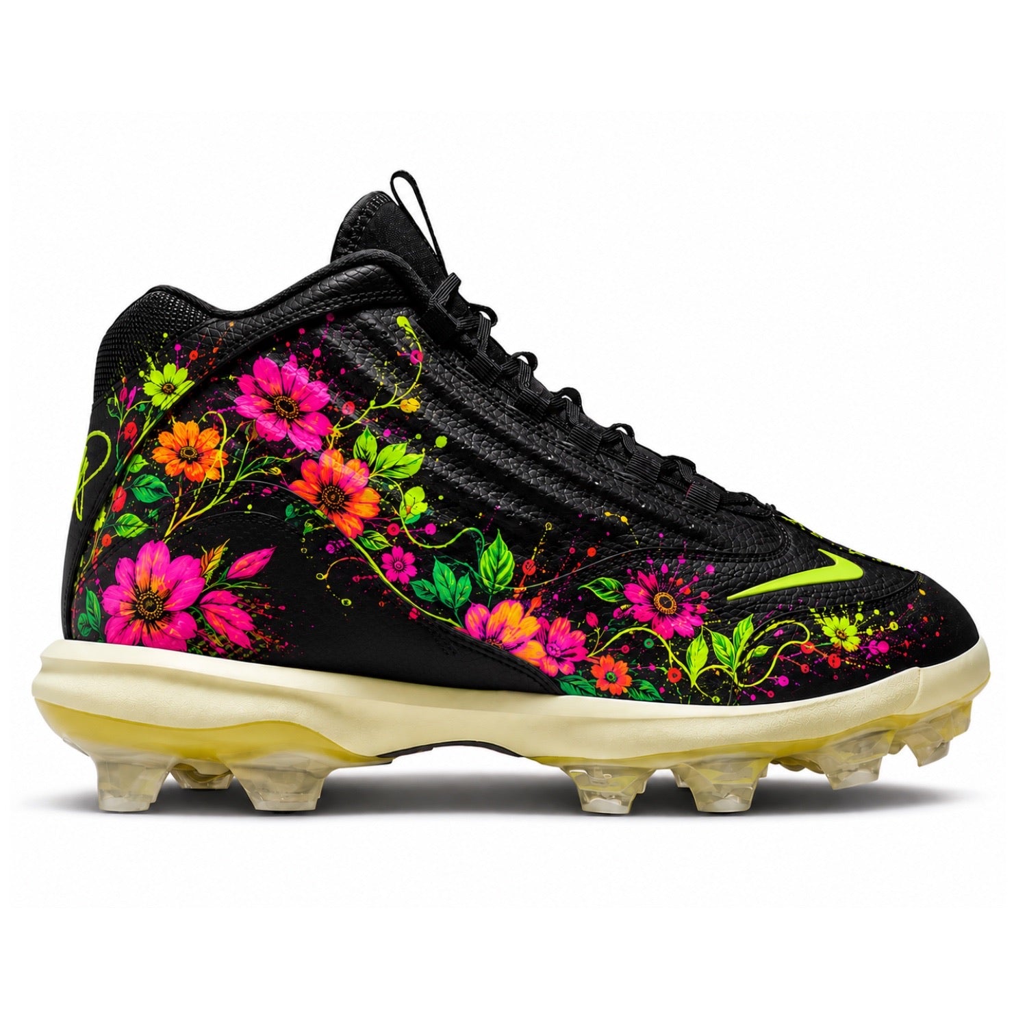 "Neon Bloom" Nike Griffey 2 MCS Cleats