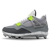 Nike "Neon" Jordan 4 Retro MCS Baseball & Softball Cleats