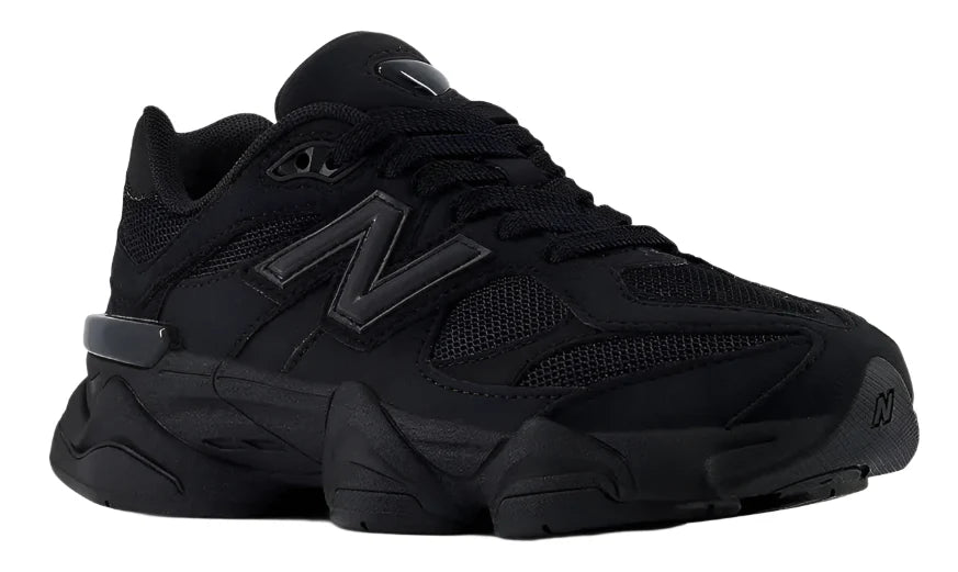 New Balance 9060 Youth Triple Black Sneakers