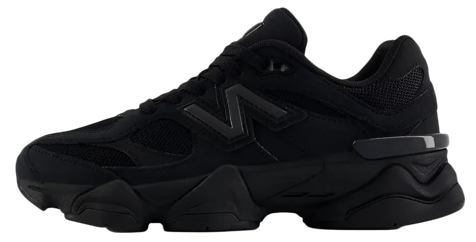 New Balance 9060 Youth Triple Black Sneakers