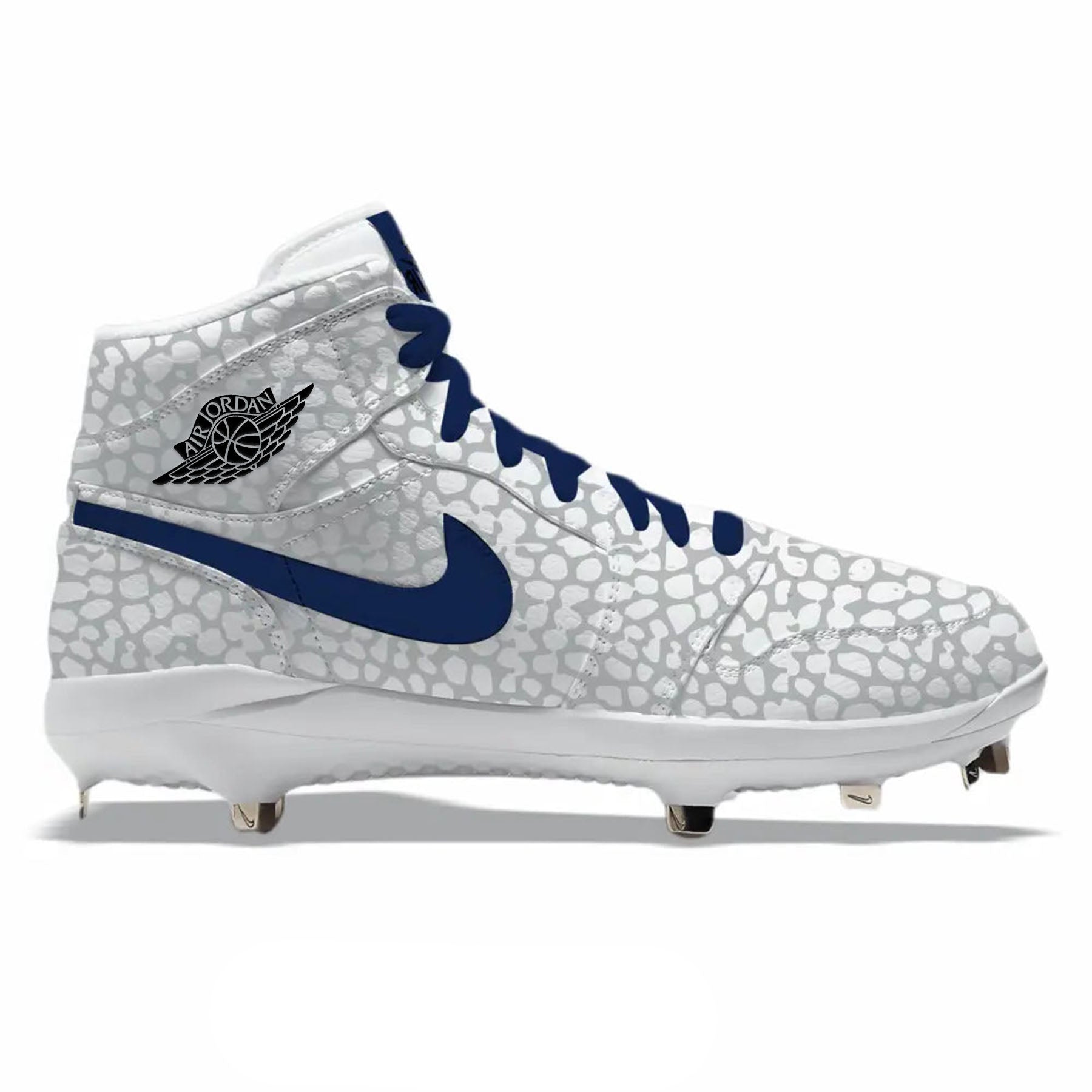 "New York Grinch" Jordan 1 Retro Cleats