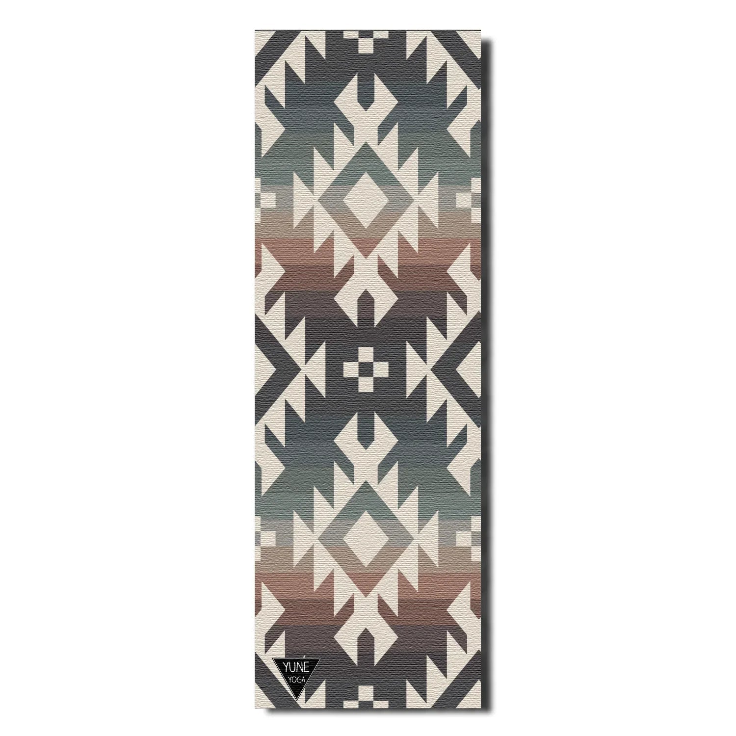 Obsidian Ridge Yoga Mat – 6 Mm Extra Thick, Double-sided Non-slip, Eco-friendly Per With Uv-printed Design | Yune Yoga