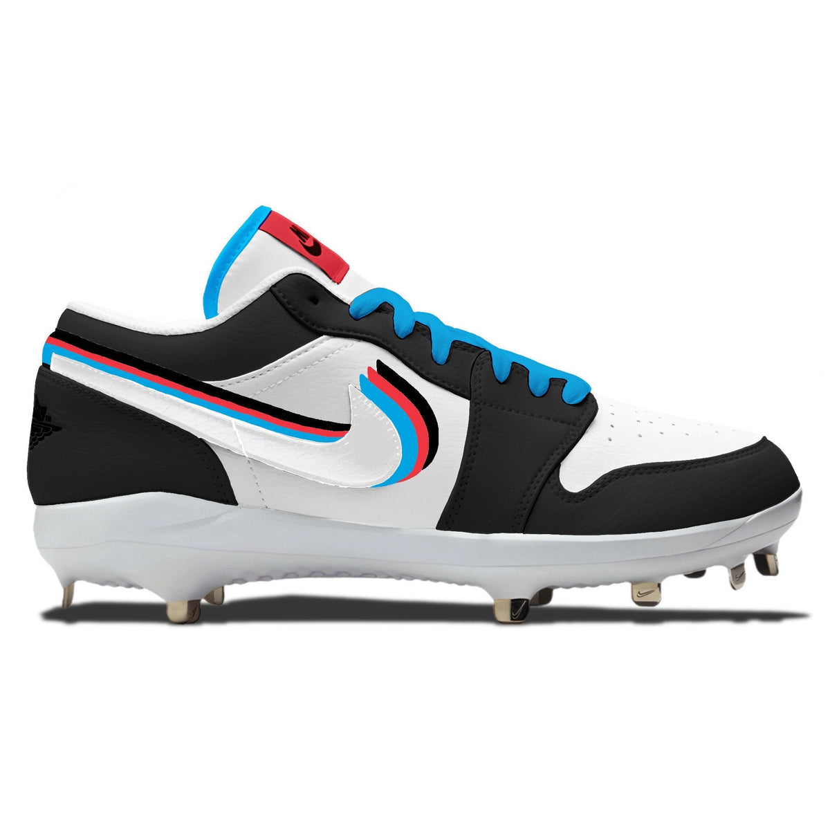 New Men Vintage Nike Rugby XV Black Red Cleats Shoes Predator League FT FG/MG - Mens – ShopWSS main image 2