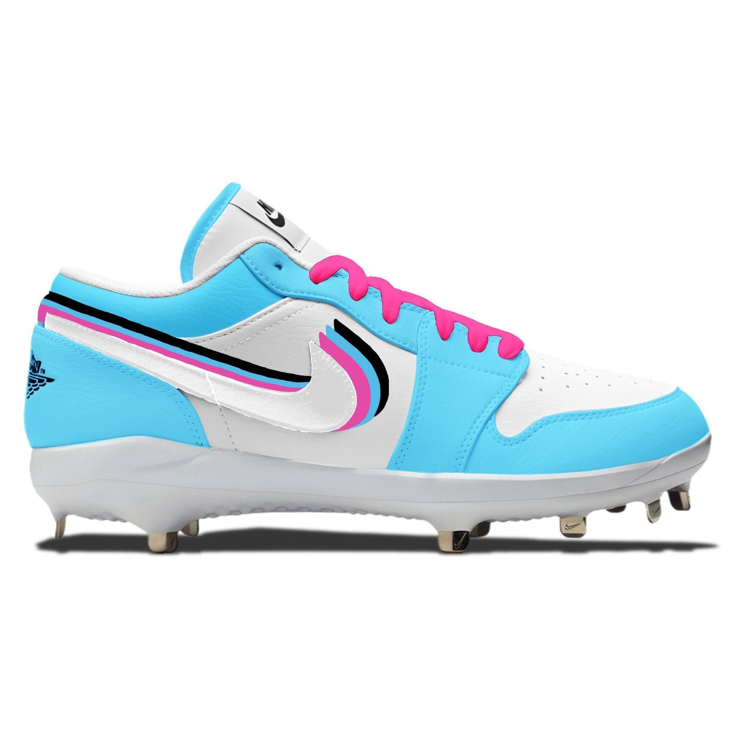 Nike "Ocean Drive" Jordan 1 Retro Baseball & Softball Cleats