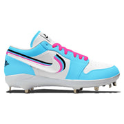 Nike "Ocean Drive" Jordan 1 Retro Baseball & Softball Cleats