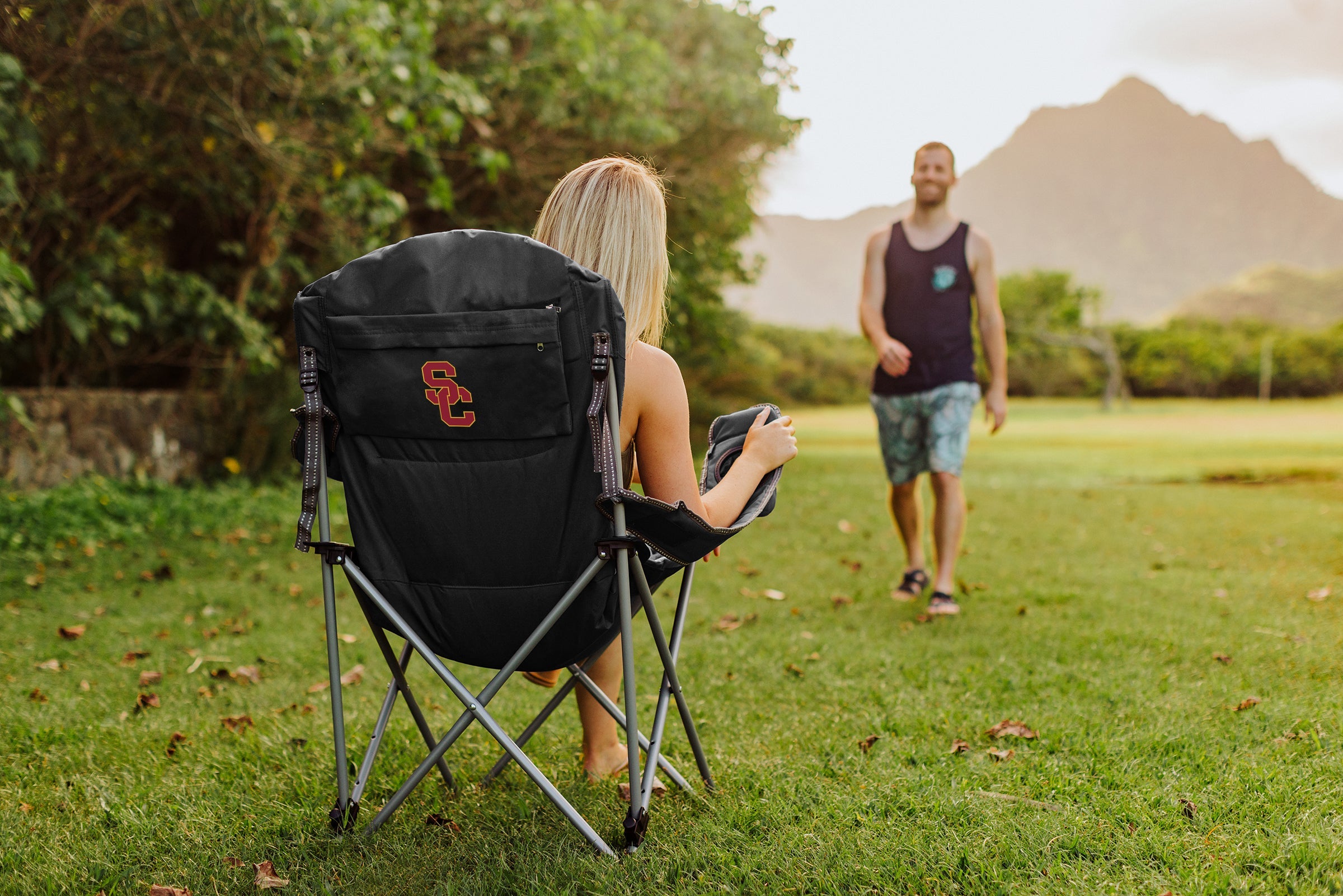 USC Trojans Reclining Camp Chair