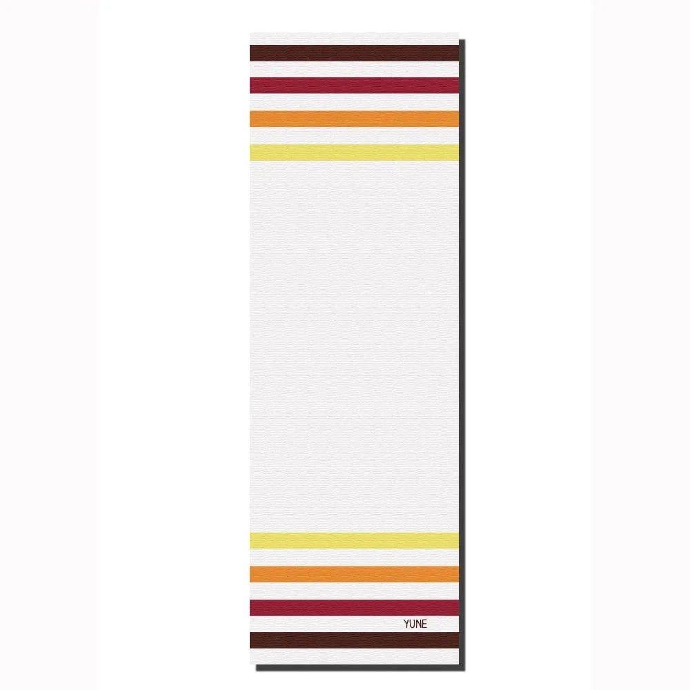 Yune Yoga Striped Yoga Mat Os76