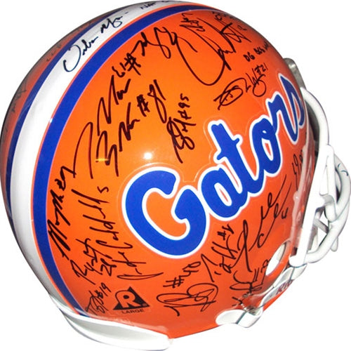 Autographed 2006 Florida Gators National Championship Team Pro Line Helmet
