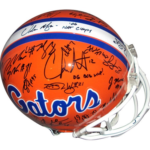 Autographed 2006 Florida Gators National Championship Team Pro Line Helmet