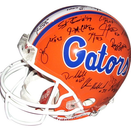 Autographed 2006 Florida Gators National Championship Team Pro Line Helmet