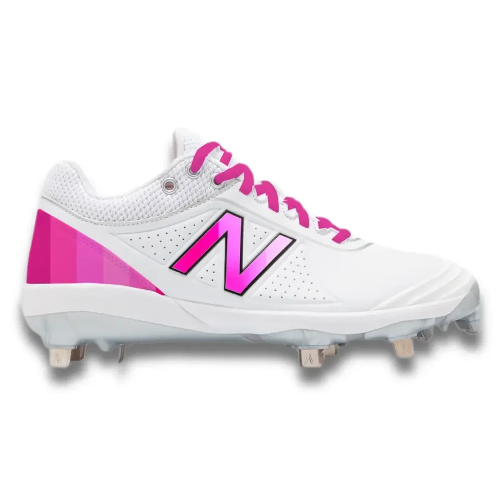 "Pink Gradient" New Balance Women's FUSEV2 Cleats