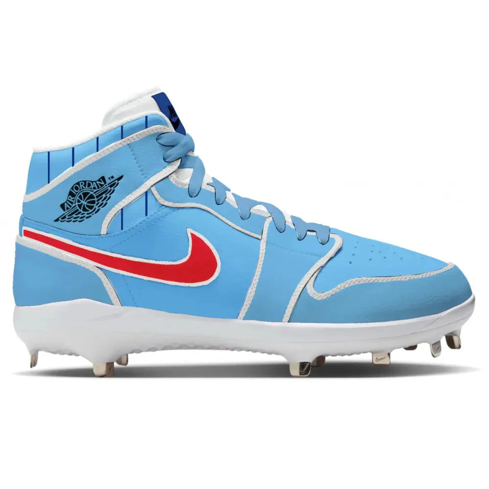 "Pinstripe Chicago" Jordan 1 Retro Cleats