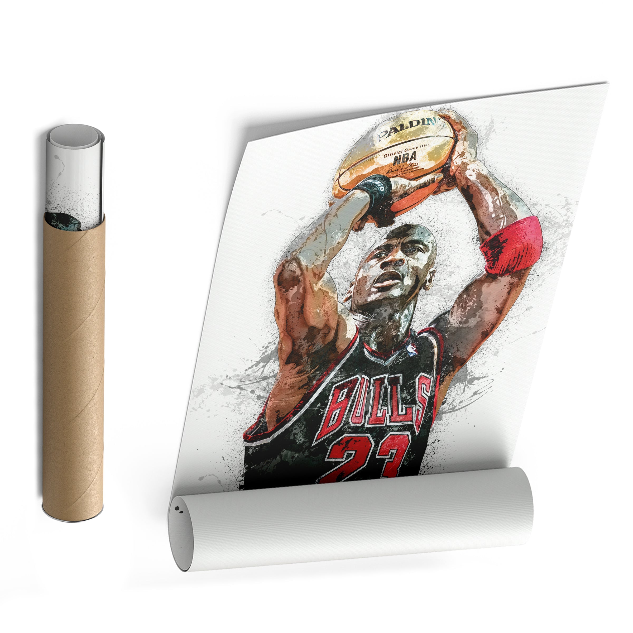 Chicago Bulls Legend Michael Jordan Canvas Wall Art