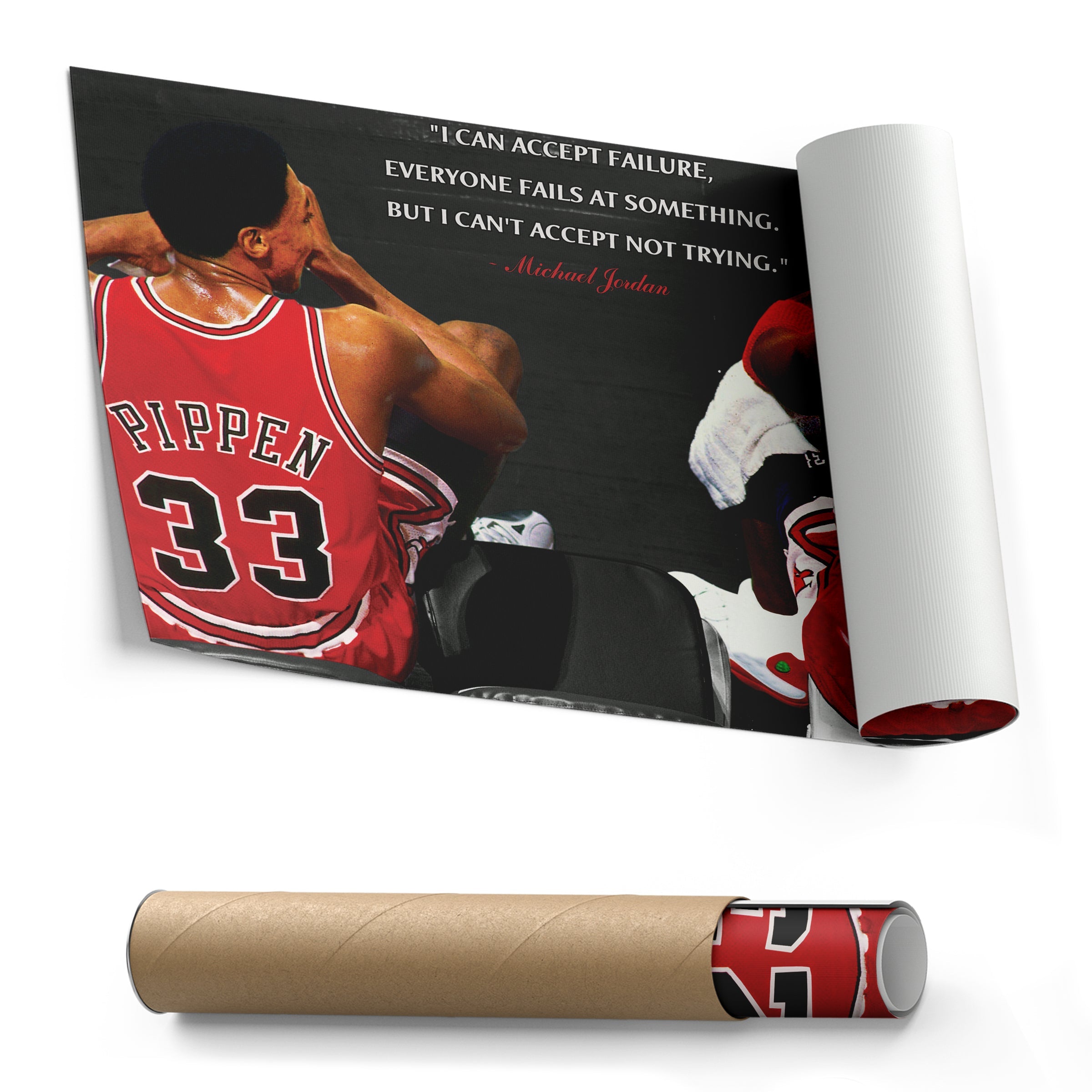 Chicago Bulls Michael Jordan & Scottie Pippen Canvas Wall Art