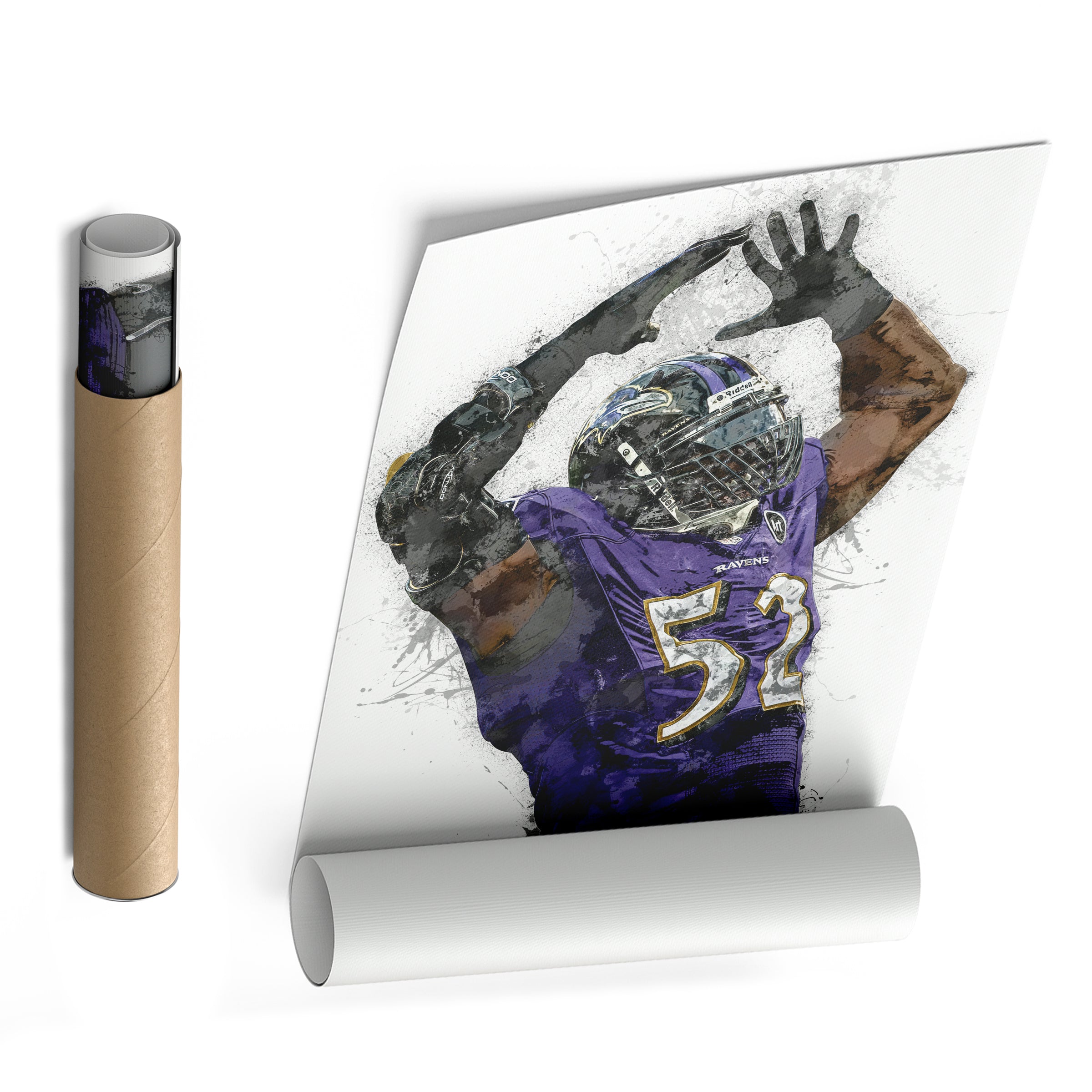 Ray Lewis Wall Art - Baltimore Ravens NFL Wall Decor