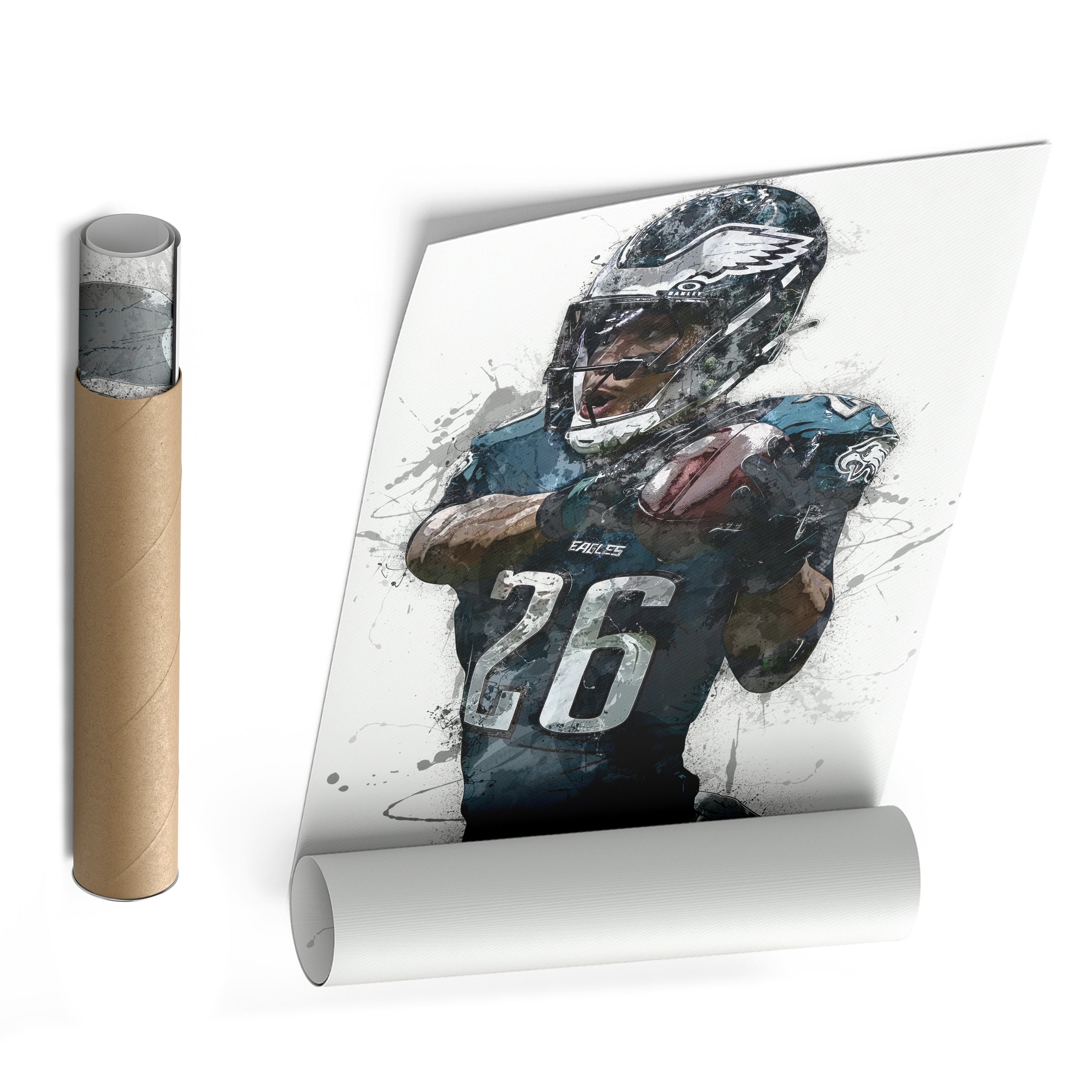 Philadelphia Eagles Saquon Barkley Canvas Wall Decor