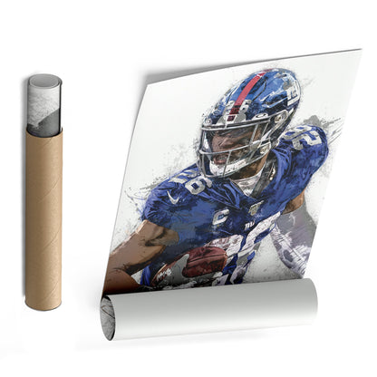 New York Giants Saquon Barkley Canvas Wall Decor