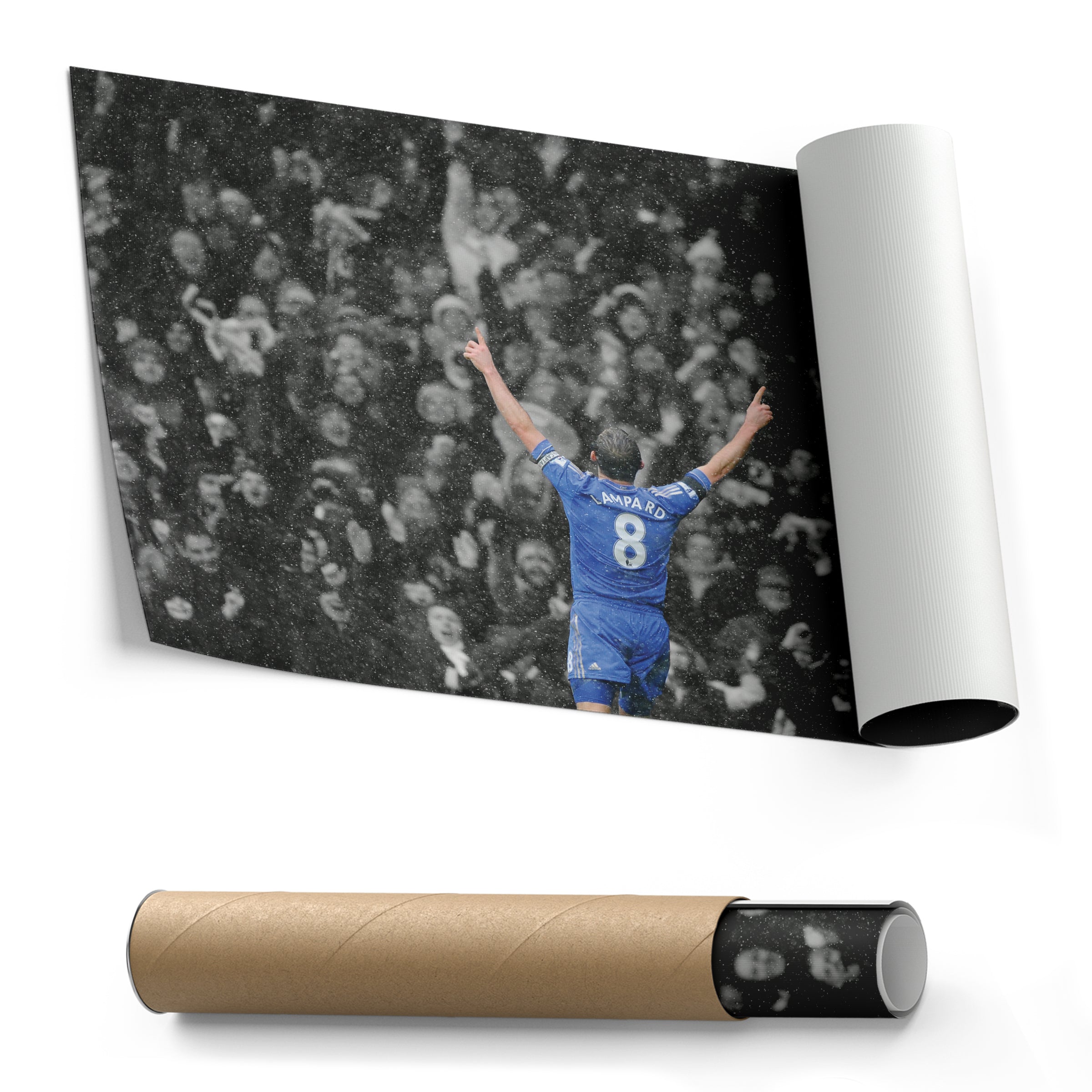 Chelsea FC Soccer Legend Frank Lampard Canvas for Man Cave