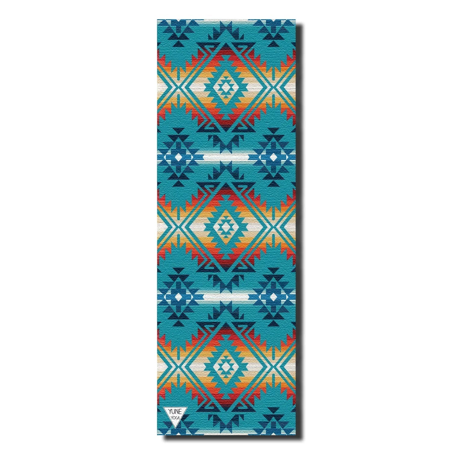 Jerome Turquoise Yoga Mat – 6 Mm Extra Thick, Double-sided Non-slip, Eco-friendly Per With Turquoise Water-inspired Design | Yune Yoga