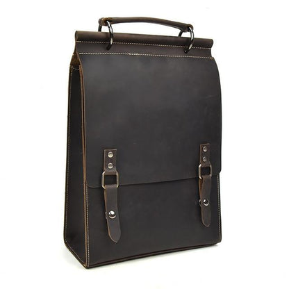 The Unn Backpack | Vintage Leather Backpack - STEEL HORSE LEATHER, Handmade, Genuine Vintage Leather