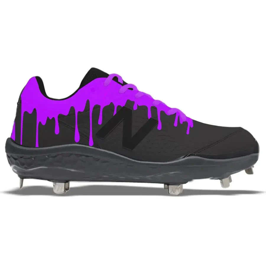 "Purple Drip" New Balance 3000v5 Cleats