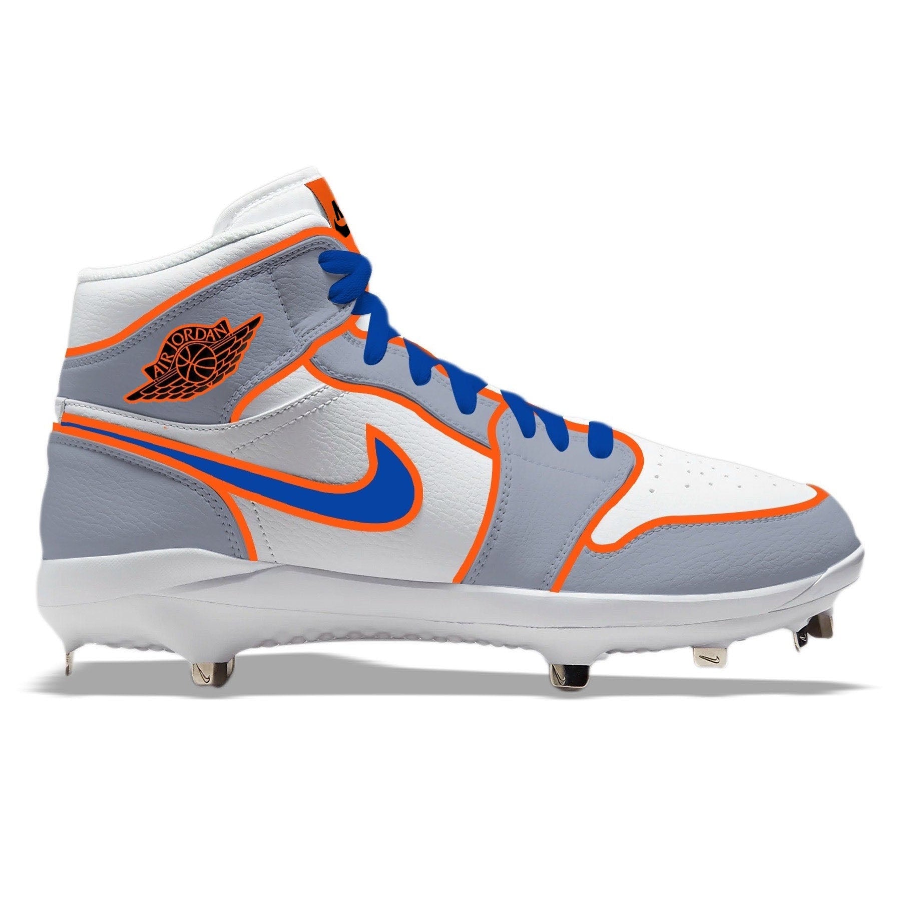 Nike "Queens Heat" Jordan 1 Retro Baseball & Softball Cleats