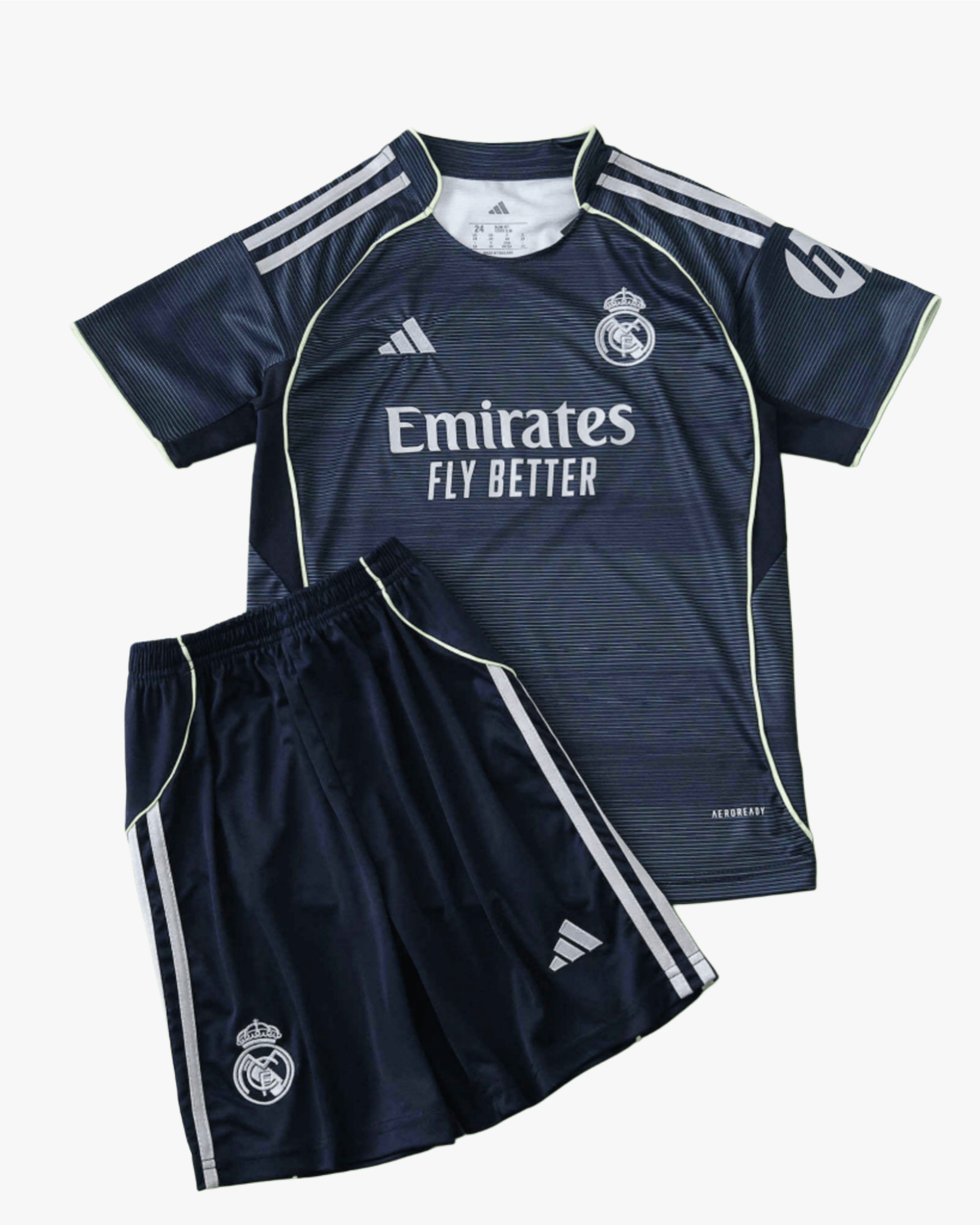 Real Madrid Away 2025/26 Kids Jersey & Shorts