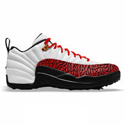 "Red Elephant" Jordan 12 Retro Golf Shoes