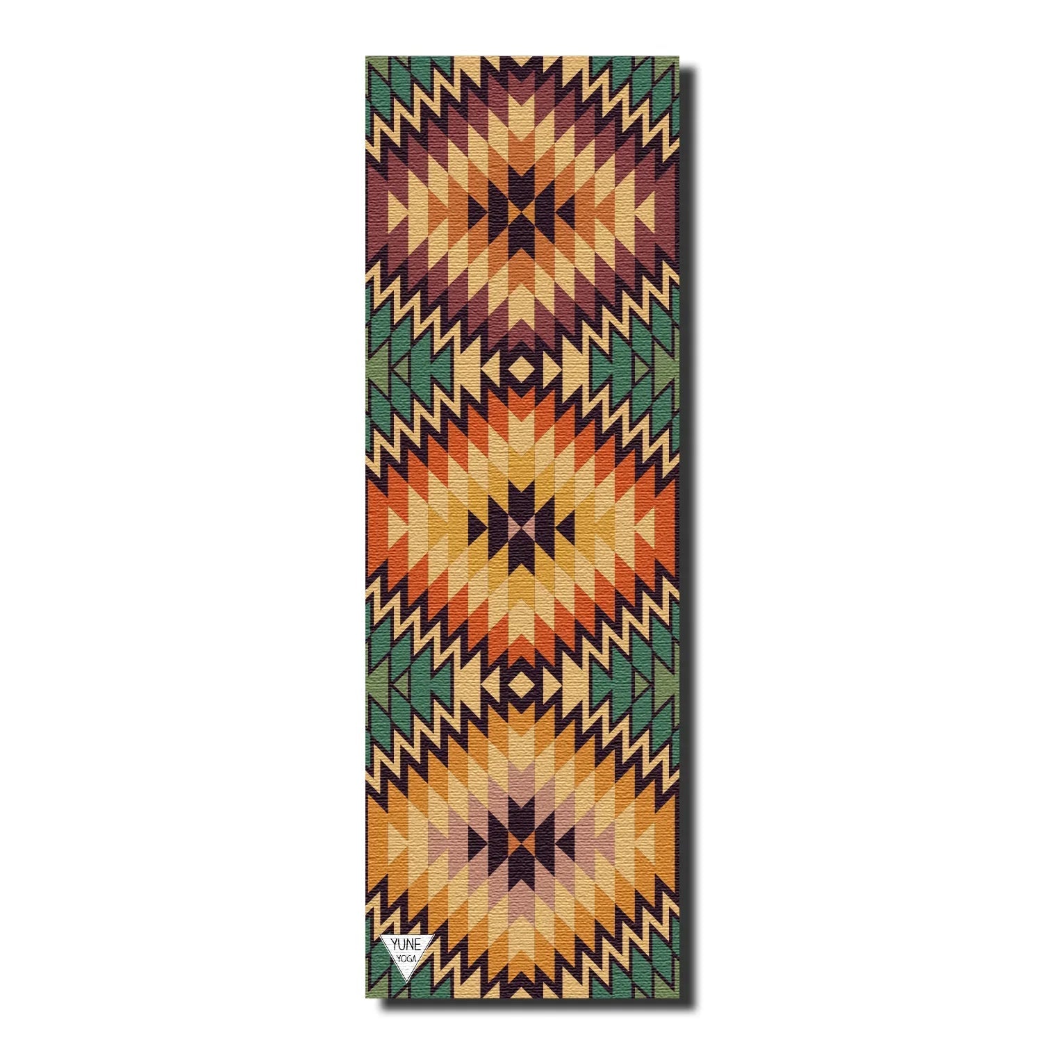 Red Rocks Grass Yoga Mat – 6 Mm Extra Thick, Double-sided Non-slip, Eco-friendly Per With Desert Canyon Design | Yune Yoga