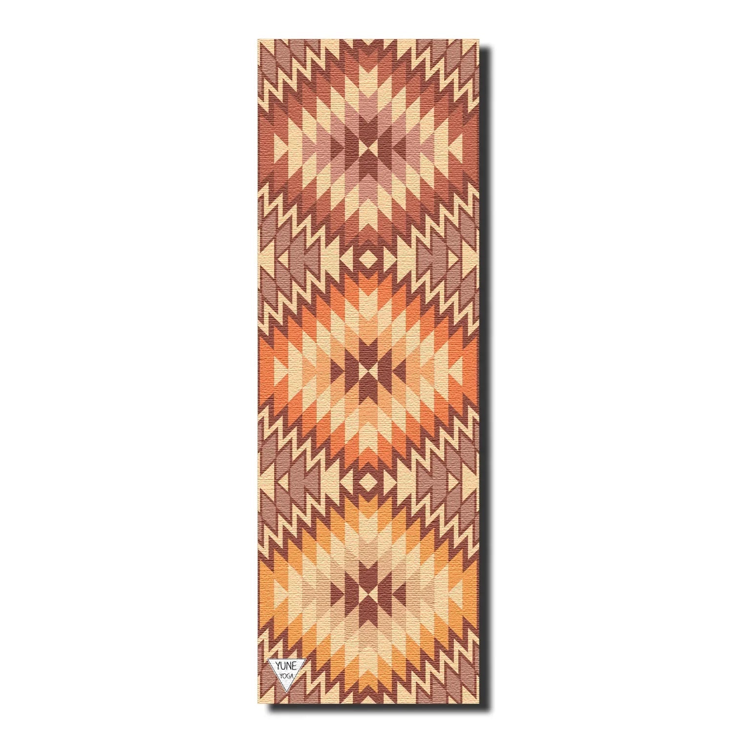 Red Rocks Sunrise Yoga Mat – 6 Mm Extra Thick, Double-sided Non-slip, Eco-friendly Per With Desert Sunrise Design | Yune Yoga