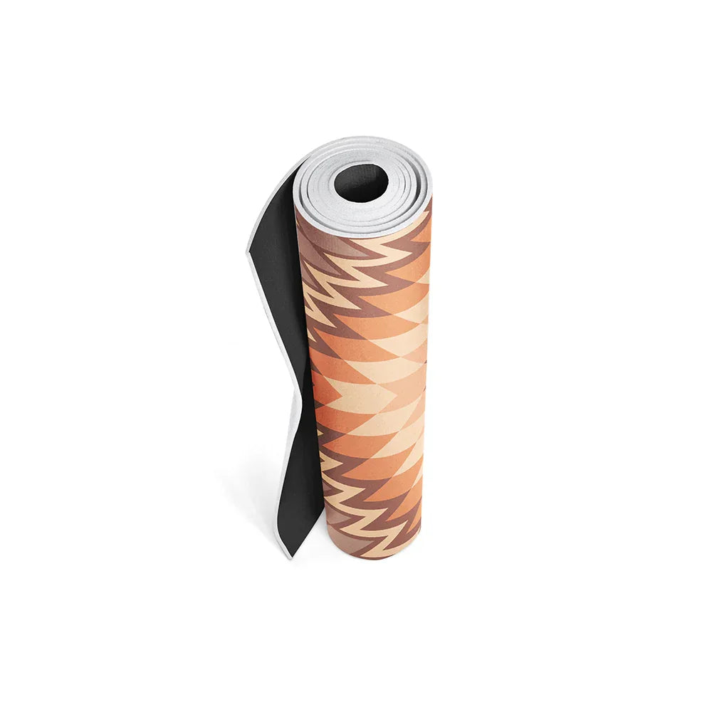 Red Rocks Sunrise Yoga Mat – 6 Mm Extra Thick, Double-sided Non-slip, Eco-friendly Per With Desert Sunrise Design | Yune Yoga