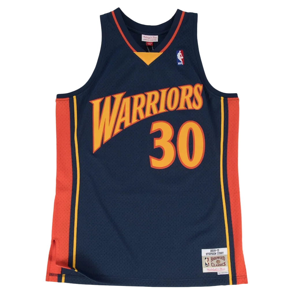 Golden State Warriors Steph Curry Mitchell & Ness Swingman Jersey - Navy