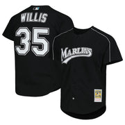 Florida Marlins Dantrelle Willis Mitchell & Ness BP Jersey