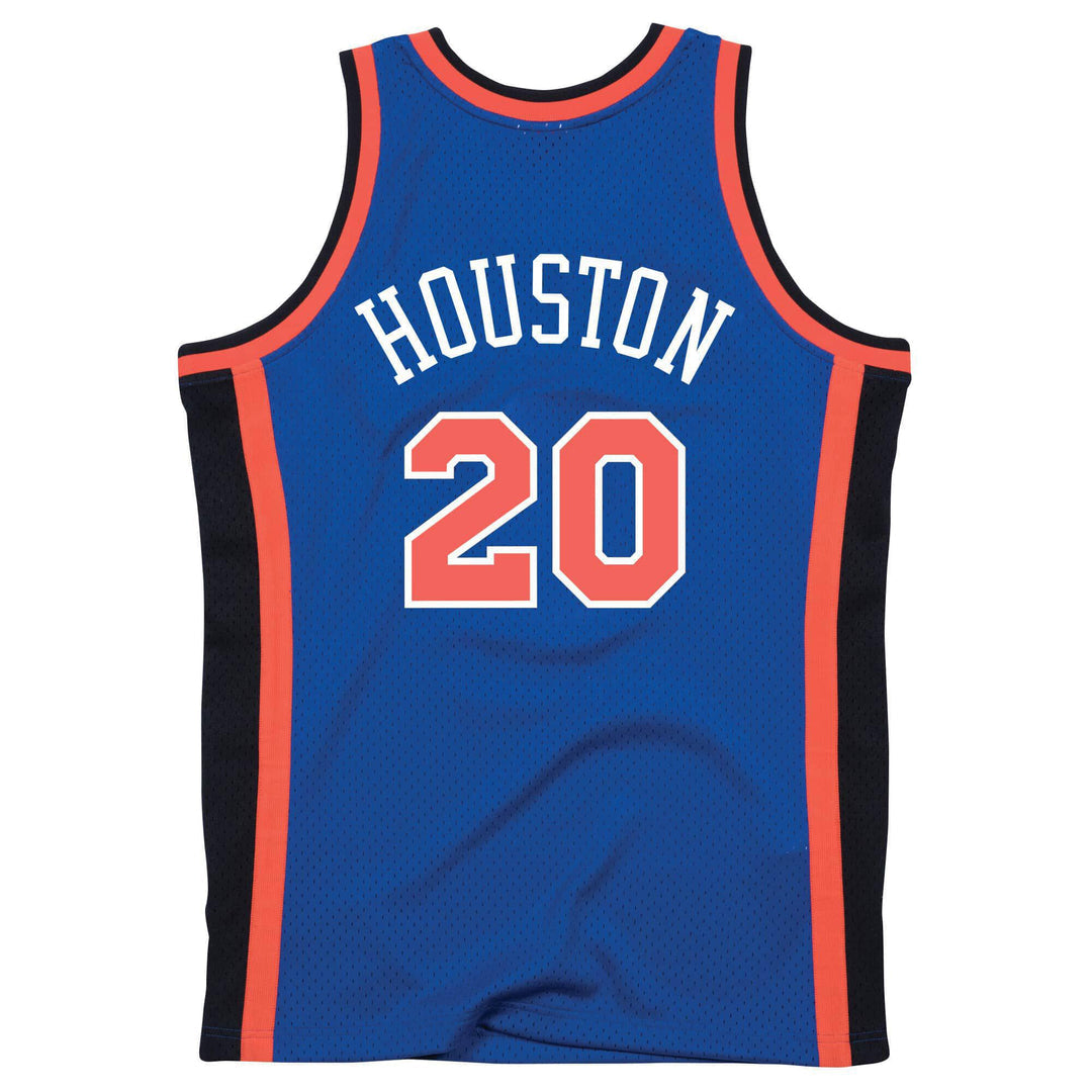 New York Knicks Allan Houston Mitchell & Ness Swingman Jersey