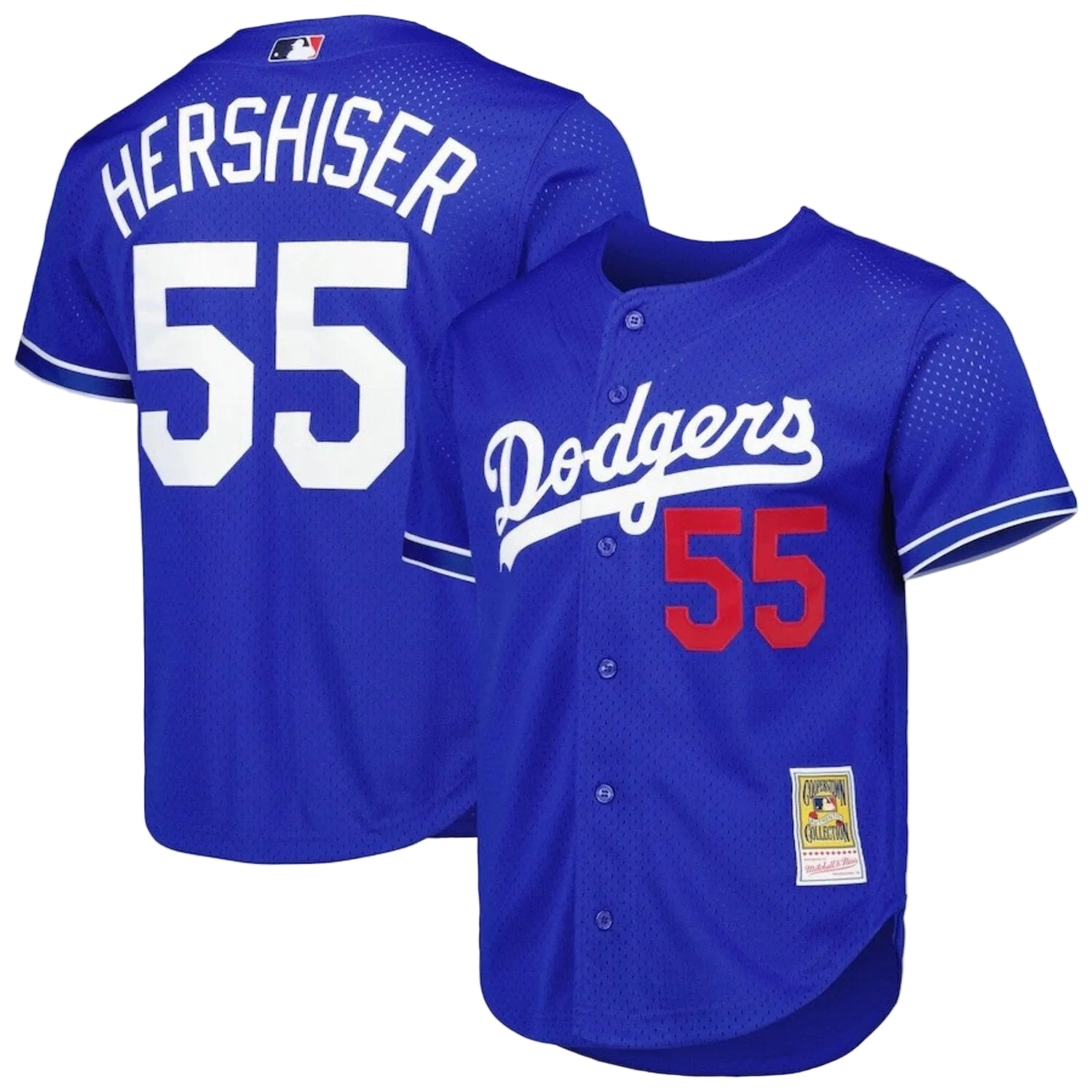 Los Angeles Dodgers Orel Hershiser 2000 Mitchell & Ness Authentic Bp Jersey