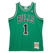 Chicago Bulls Derrick Rose 2008 Alternate Mitchell & Ness Swingman Jersey - Green