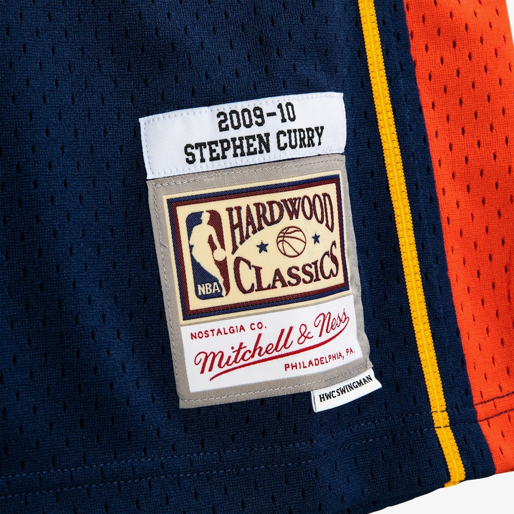 Golden State Warriors Steph Curry Mitchell & Ness Swingman Jersey - Navy