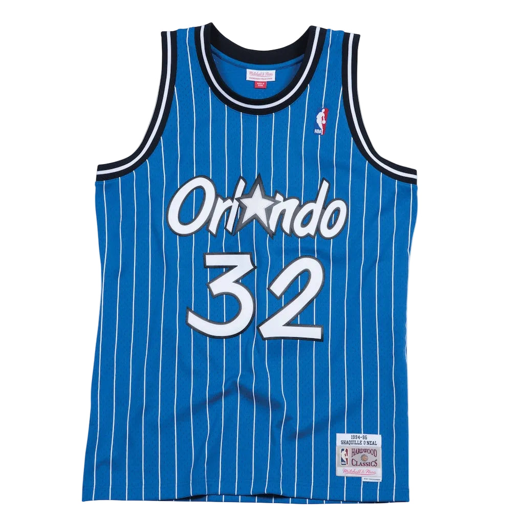 Orlando Magic Shaquille O'neal Mitchell & Ness Swingman Jersey- Blue