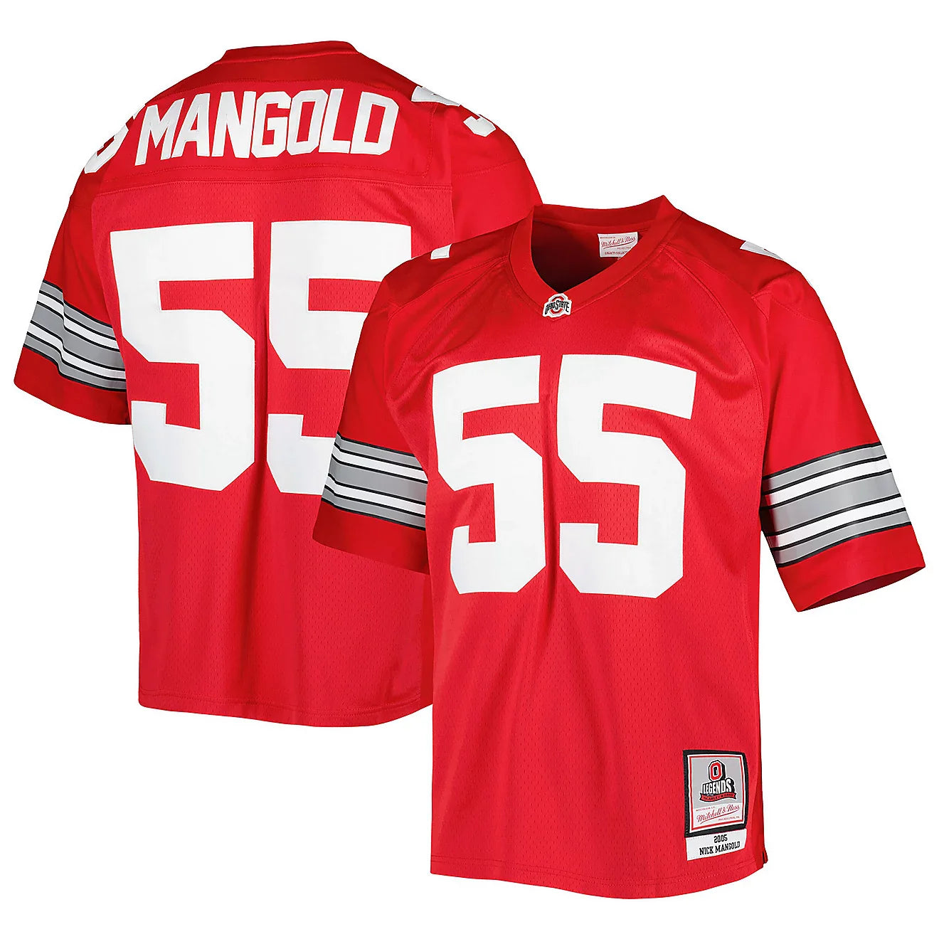 Ohio State Nick Mangold Mitchell & Ness Jersey