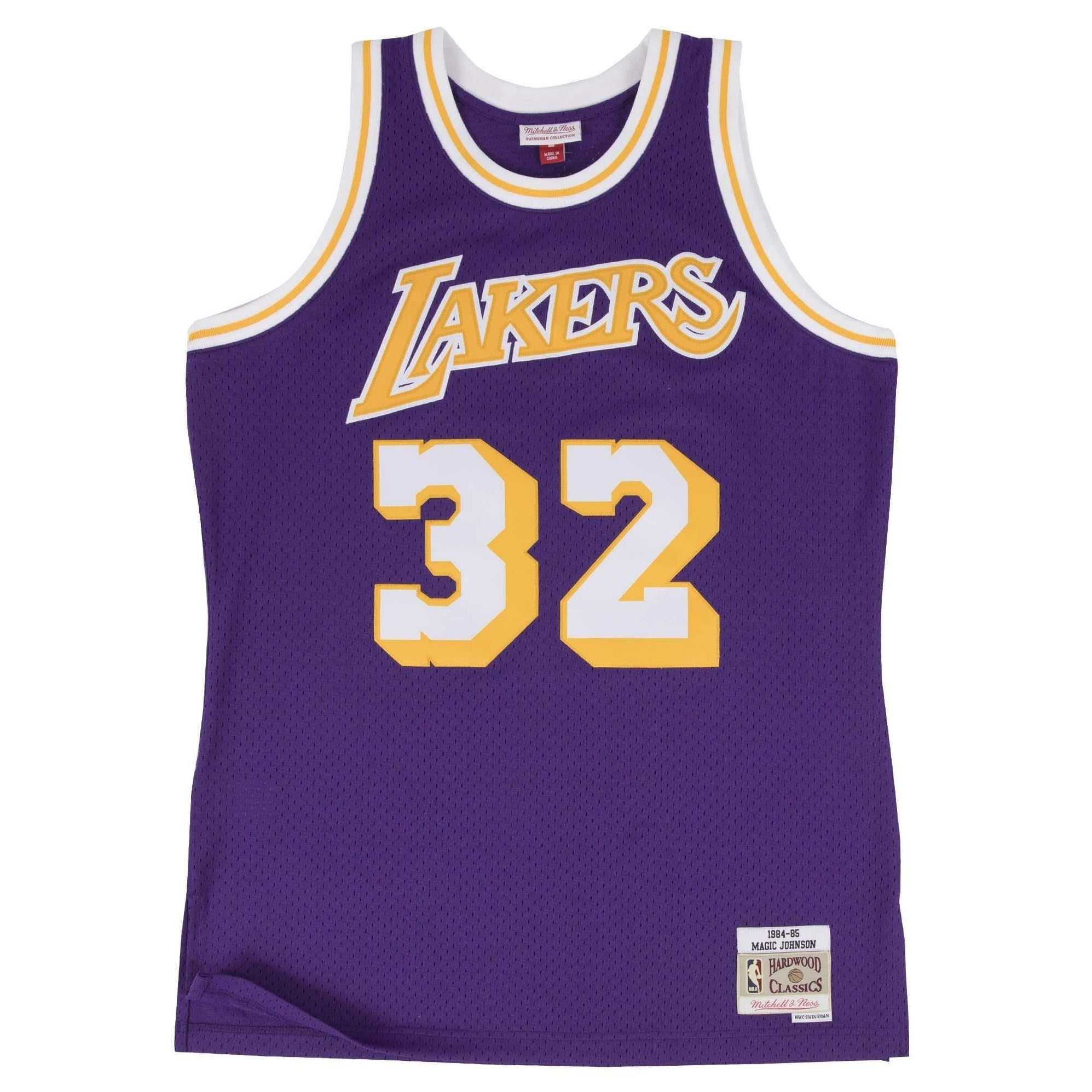 Los Angeles Lakers Magic Johnson Mitchell & Ness Swingman Jersey - Purple