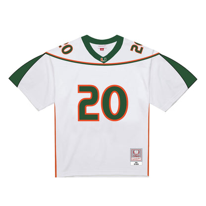 Miami Hurricanes Ed Reed 2001 Mitchell & Ness Collegiate jersey