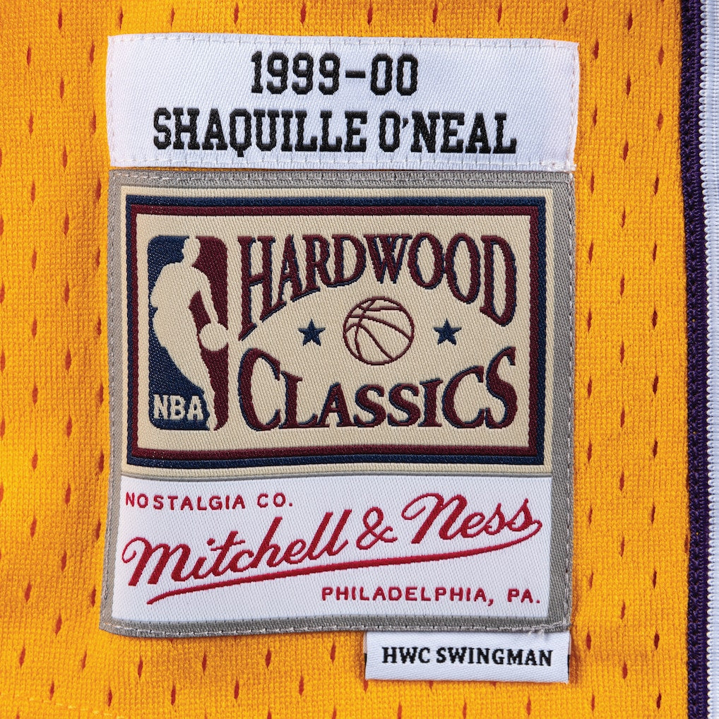 Los Angeles Lakers Shaquille O'neal Mitchell & Ness Swingman Jersey