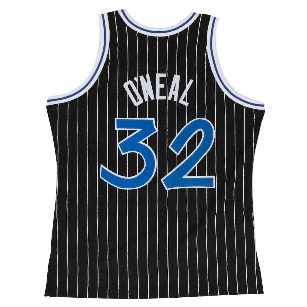 Orlando Magic Shaquille O'neal Mitchell & Ness Swingman Jersey - Black Pinstripe