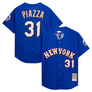 New York Mets Mike Piazza 1999 Mitchell & Ness Authentic Bp Jersey