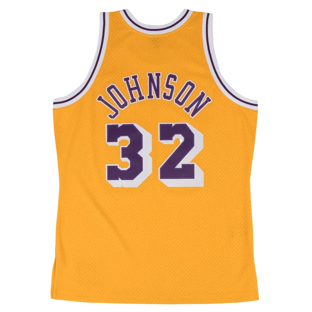 Los Angeles Lakers Magic Johnson Mitchell & Ness Swingman Jersey - Gold