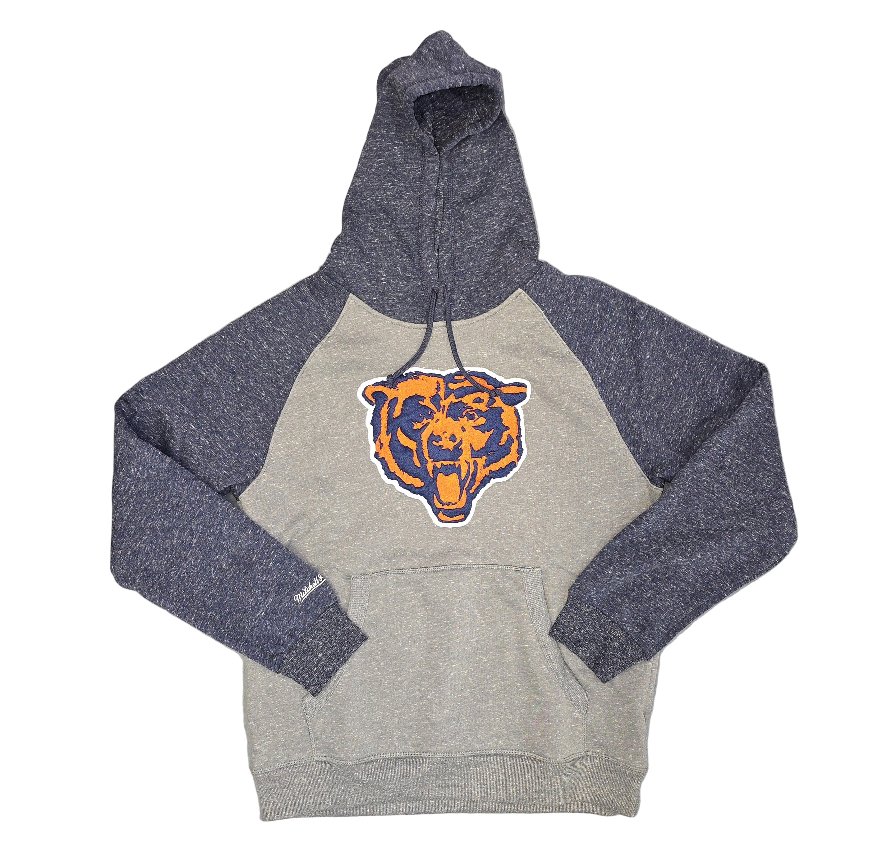 Chicago Bears Mitchell & Ness Vintage Logo Fleece Hoodie