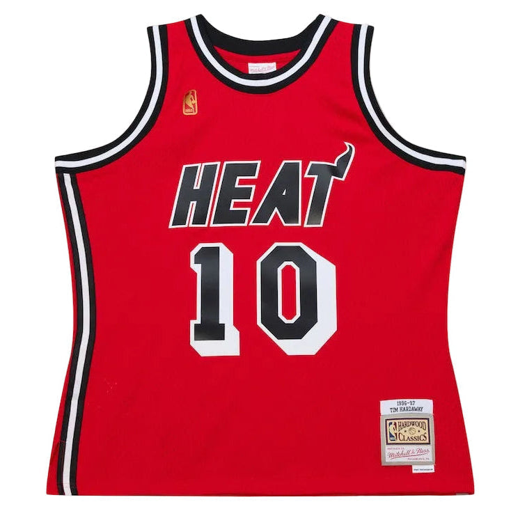 Miami Heat Tim Hardaway 1996 Mitchell & Ness Swingman Jersey Red