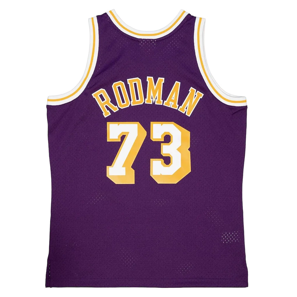 Los Angeles Lakers Dennis Rodman 1998 Mitchell & Ness Swingman Jersey