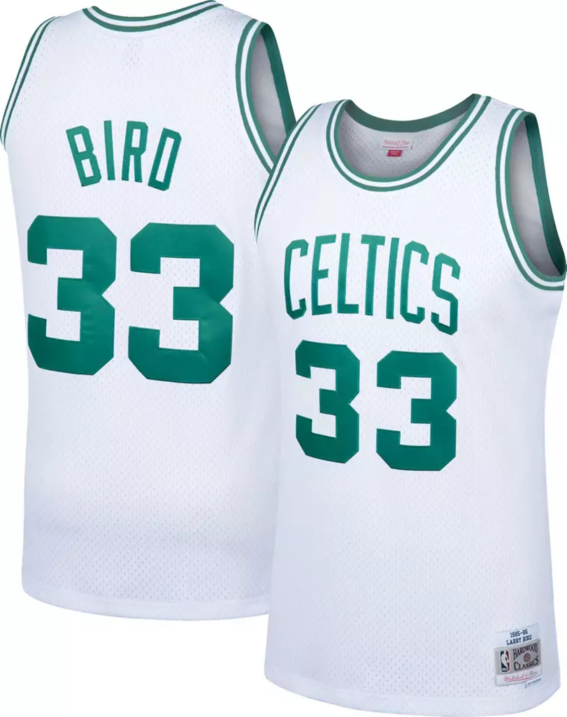 Boston Celtics Larry Bird Mitchell & Ness swingman jersey- white