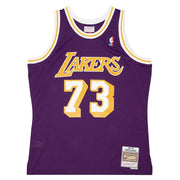 Los Angeles Lakers Dennis Rodman 1998 Mitchell & Ness Swingman Jersey